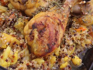 Ras el Hanout kylling med blomkål
