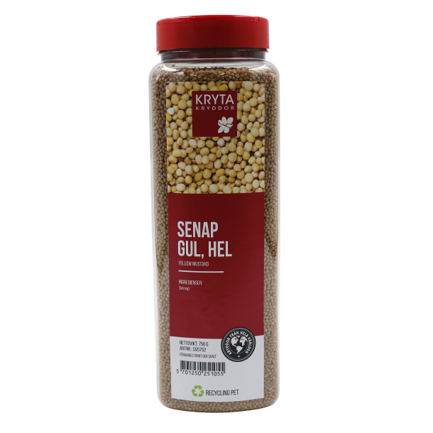 Senapsfr gult hela 750gr. burk